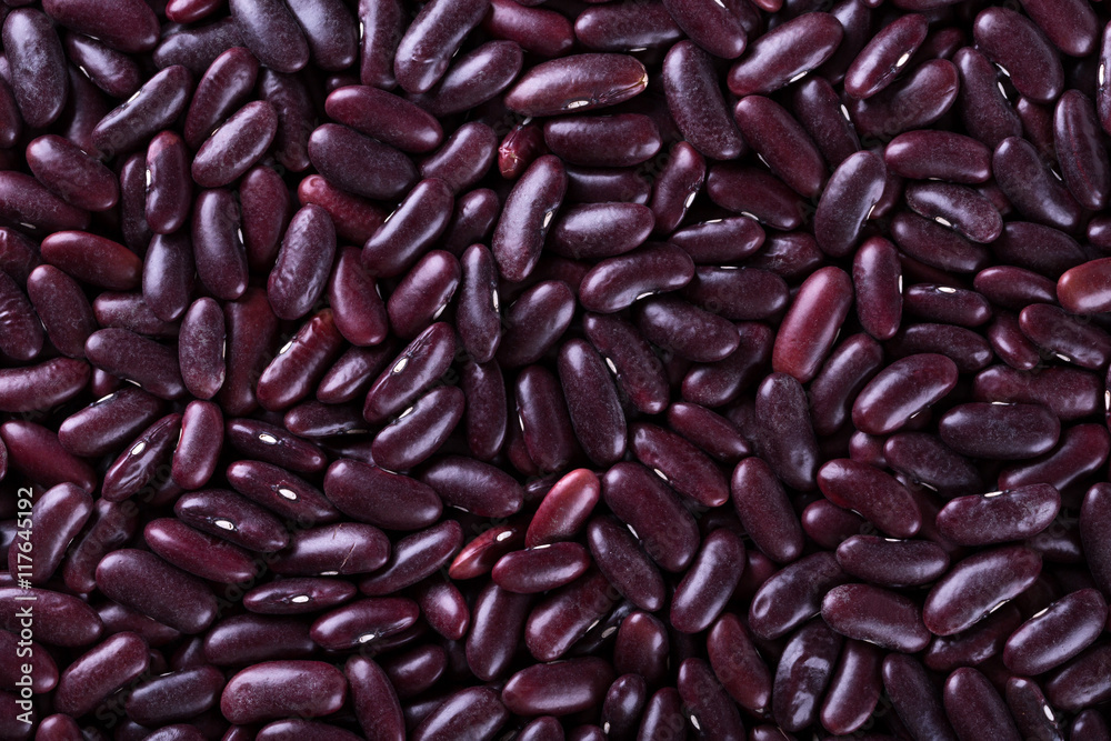 Raw red beans background Raw red beans background