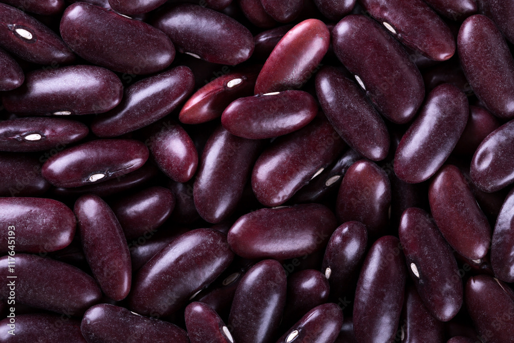 Raw red beans background Raw red beans background