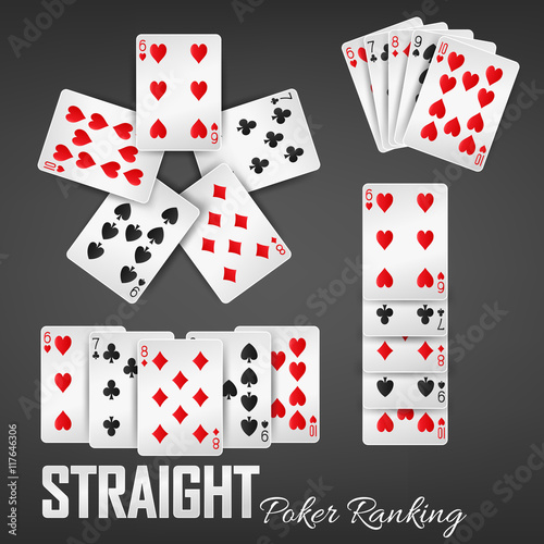 Straight poker ranking casino sets