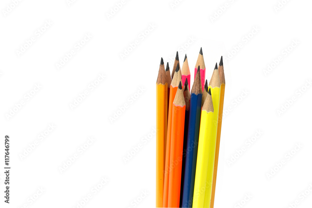 Pencil isolated on white background