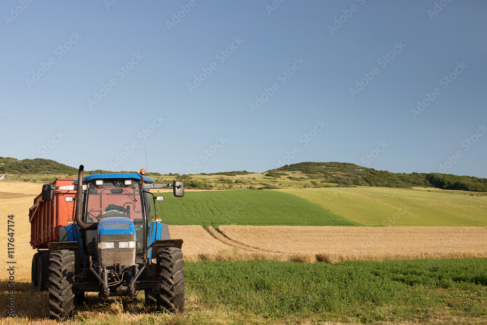 tracteur et sa remorque tracteur et sa remorque