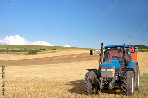 tracteur et sa remorque