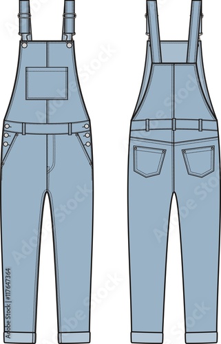 Jean overalls