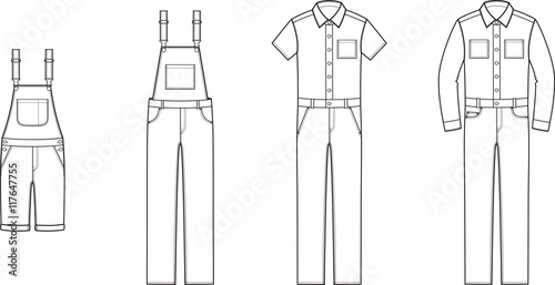 Jean overalls