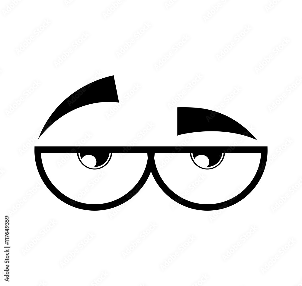 eye look vision optcal  icon. Isolated and flat illustration. Vector graphic