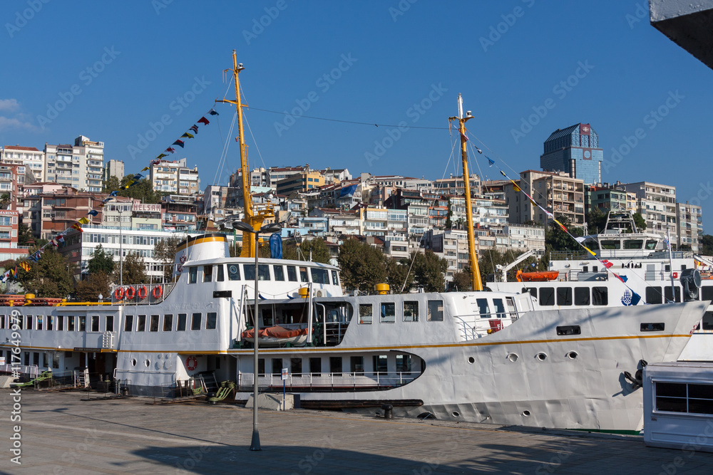 Passenger cruise in Istambul port