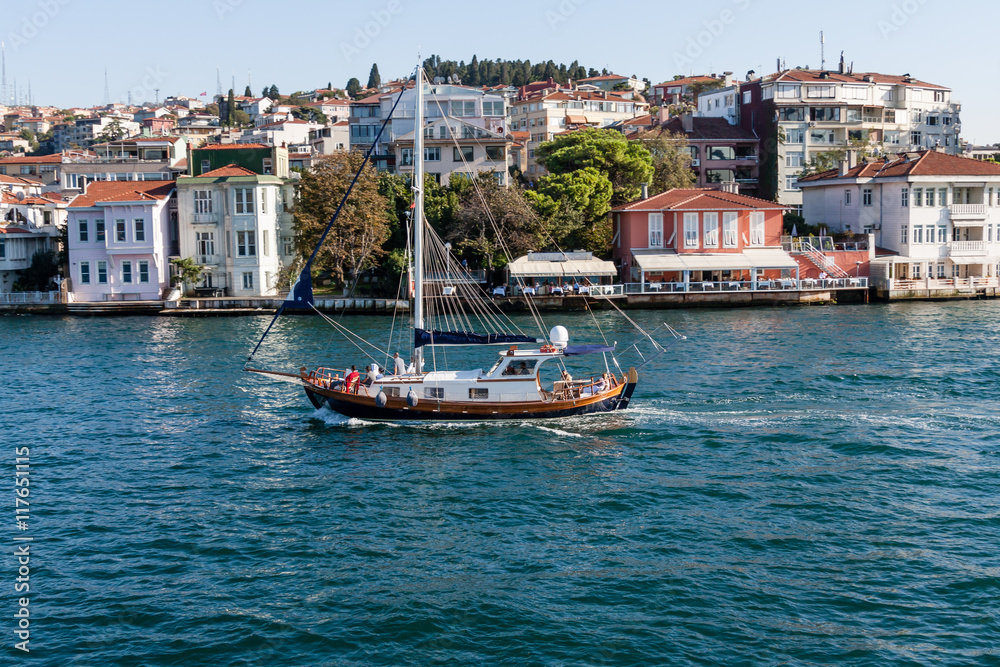 Luxury residentials on Bosphorus, Istambul