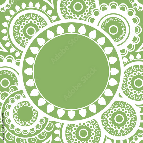 Floral doodle background texture illustration