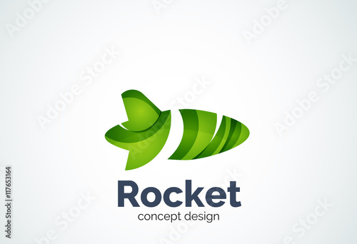 Rocket logo template