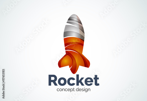Rocket logo template