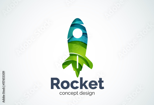 Rocket logo template
