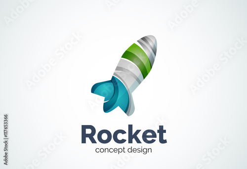 Rocket logo template