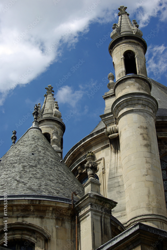 Tourelles de l'église de l'Oratoire à Paris, France