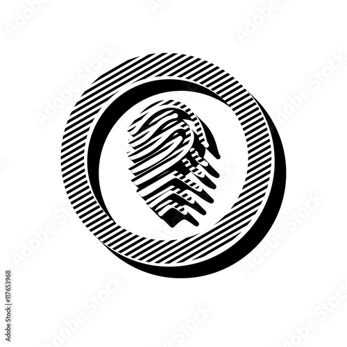 ikona ze wzorku pasków i kresek