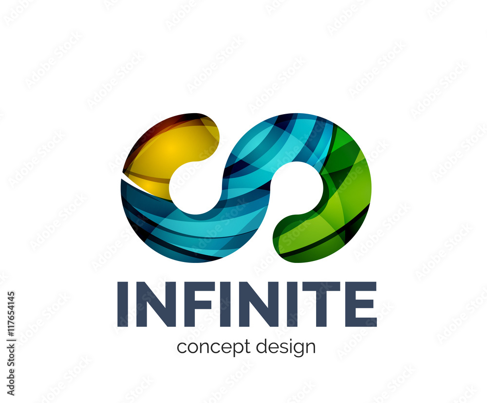 Infinite logo business branding icon Infinite logo business branding icon