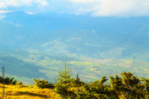 Summer Carpathian mountains landscape, Ukraine, Europe.