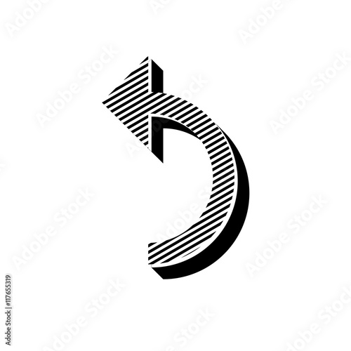 ikona ze wzorku pasków i kresek