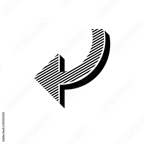 ikona ze wzorku pasków i kresek