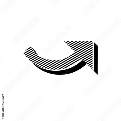 ikona ze wzorku pasków i kresek