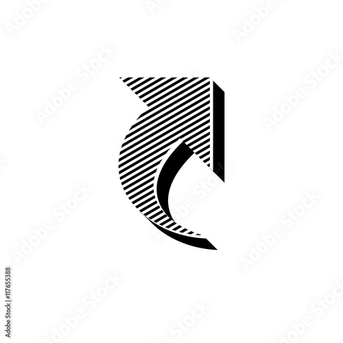 ikona ze wzorku pasków i kresek