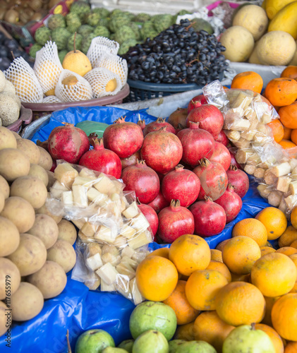 Organic Fruits and Vegetable stall with fresh local produce in Ahmedabad  India