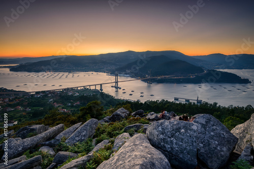 Mirador de Redondela, ría de Vigo photo