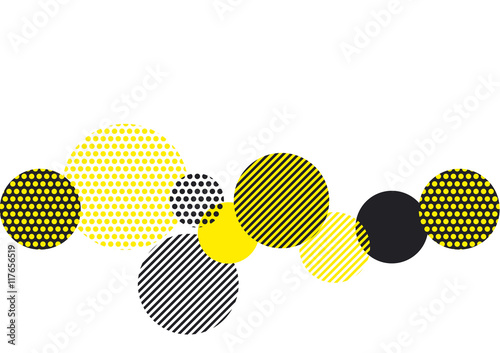 yellow and black abstract geometry pattern. modern geometric mot