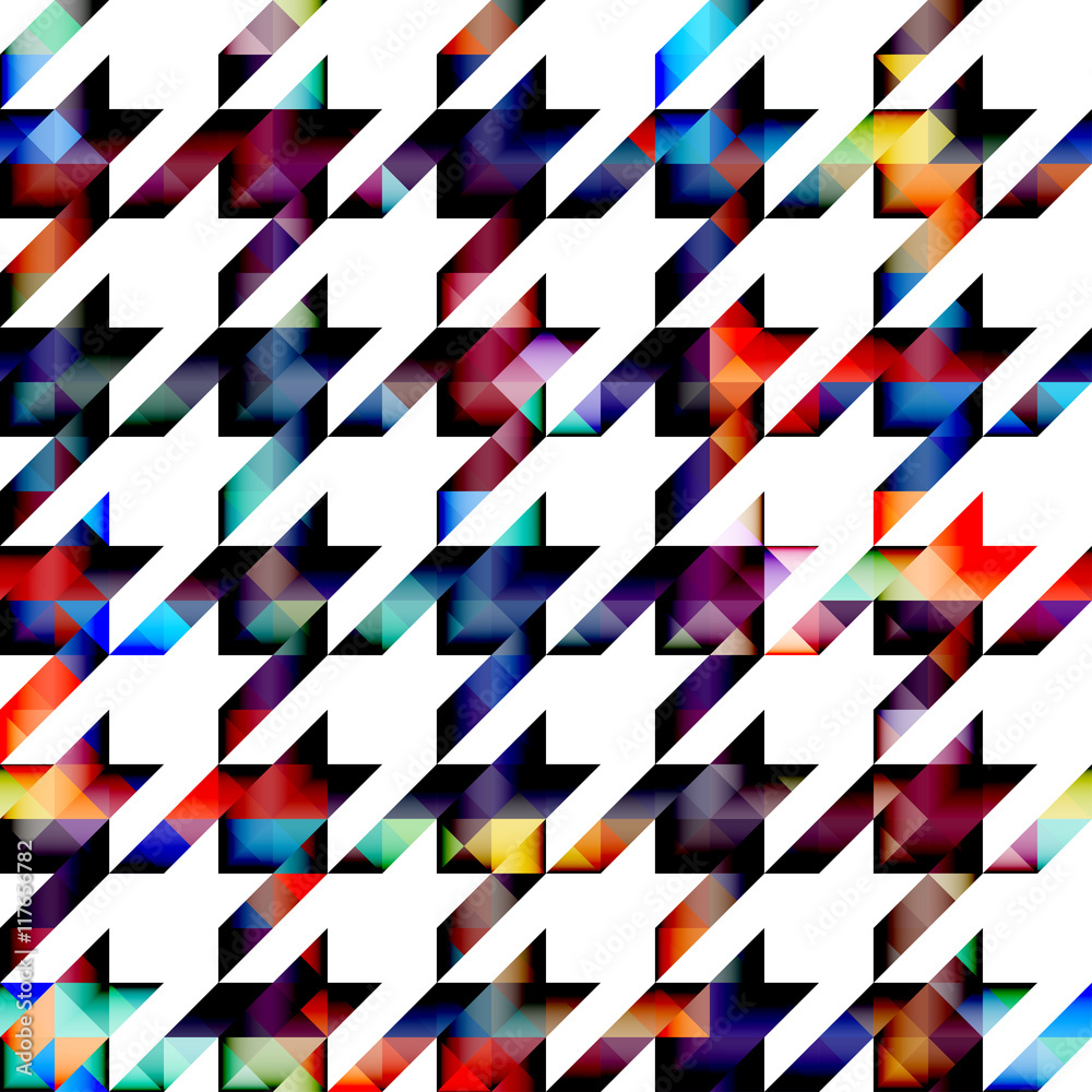 Geometric abstract pattern. Geometric abstract pattern.