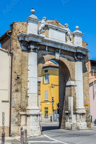 Porta San Mamante gate of Ravenna, Emilia-Romagna. Italy. photo