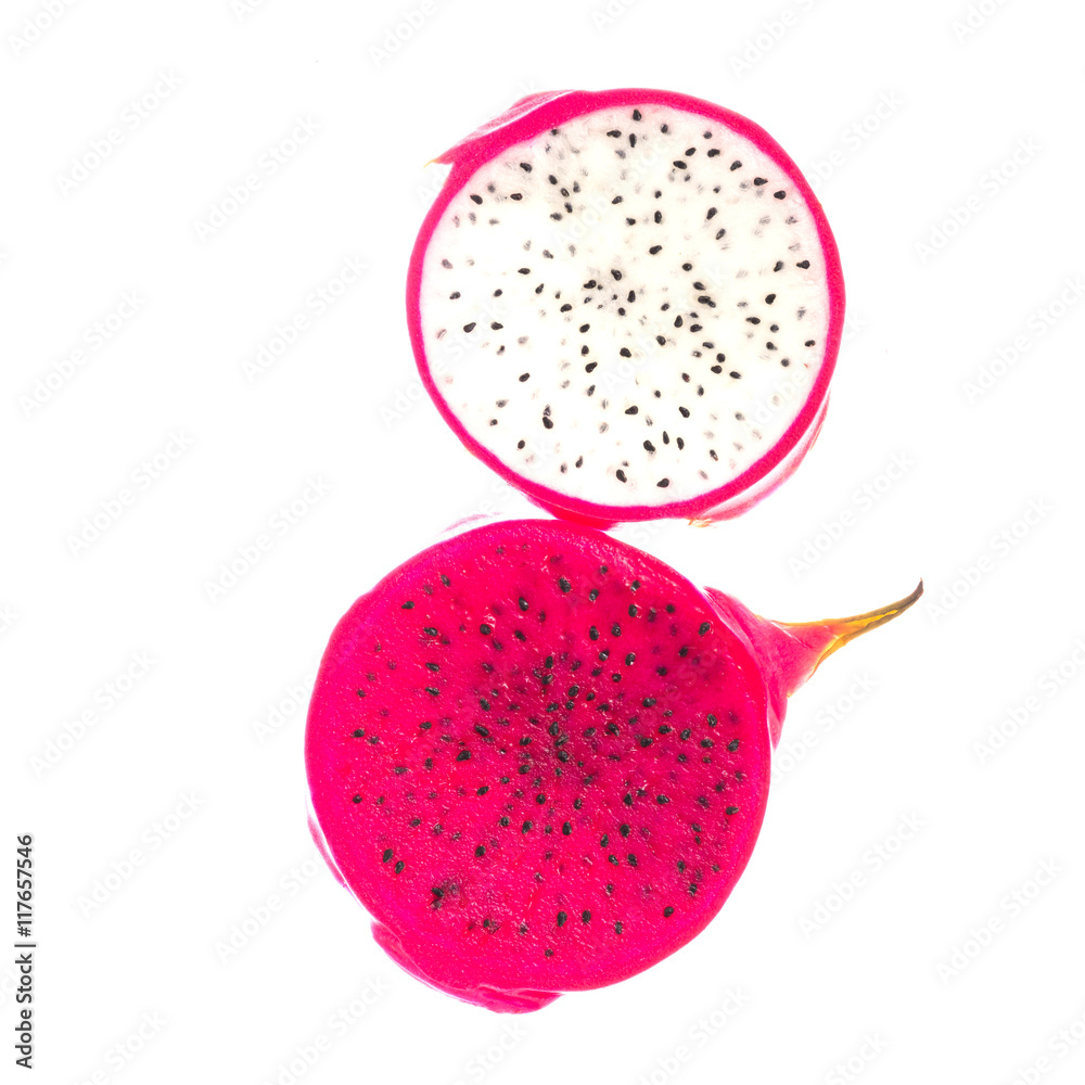 Dragon Fruit isolated on white Dragon Fruit isolated on white