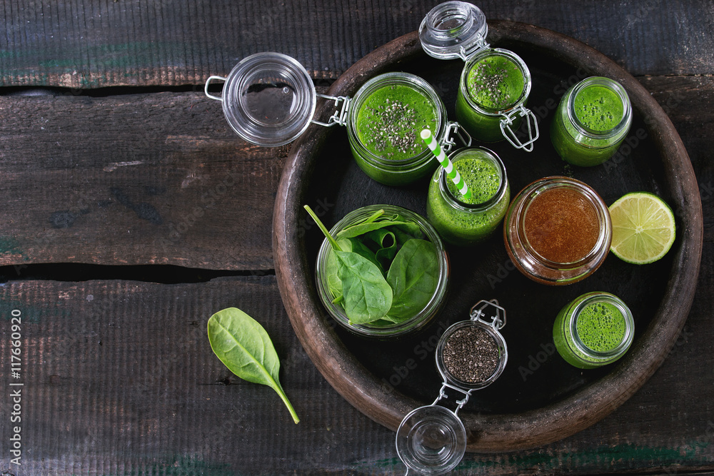 Green spinach smoothie Green spinach smoothie