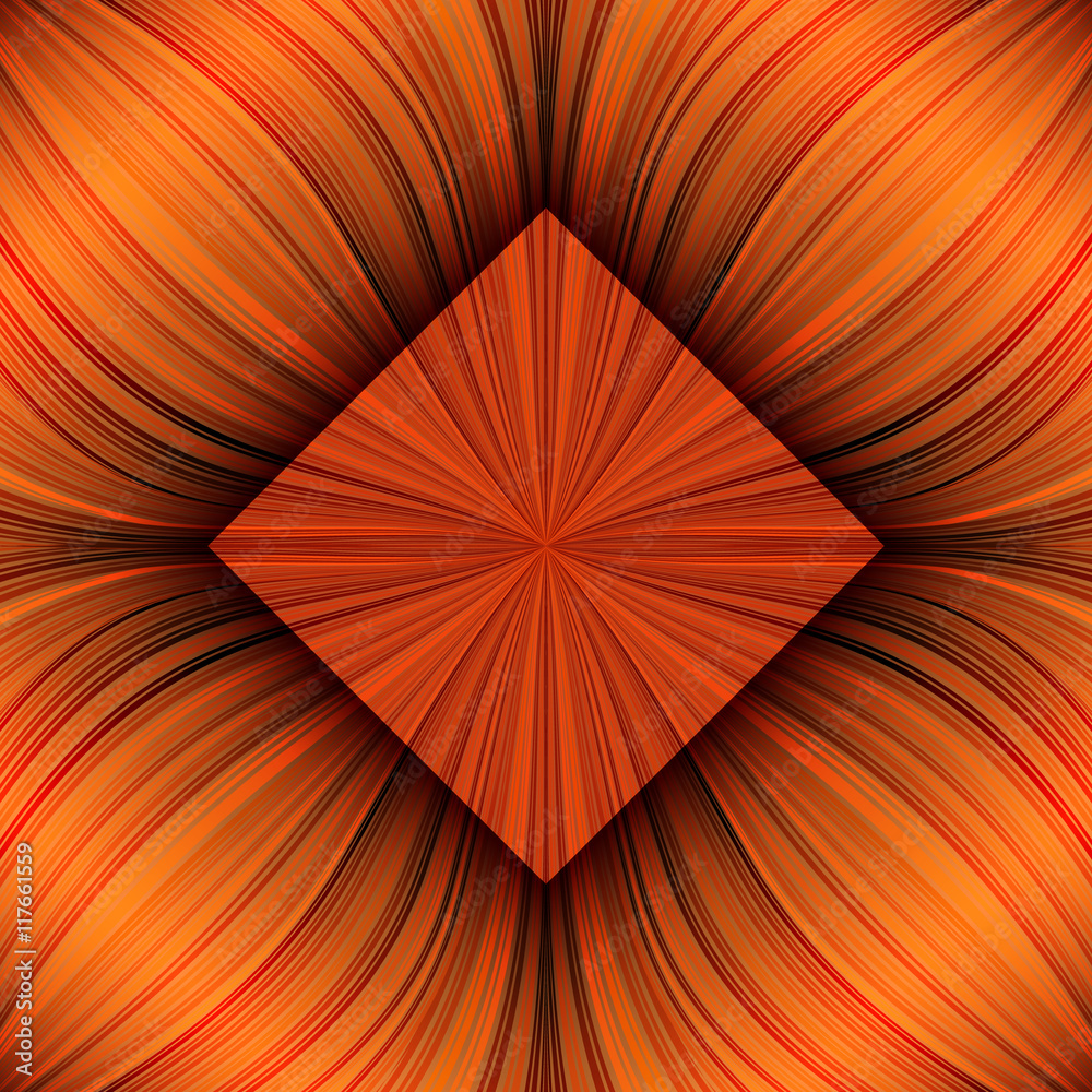 Beautiful orange background with glowing lines and place for your text Beautiful orange background with glowing lines and place for your text