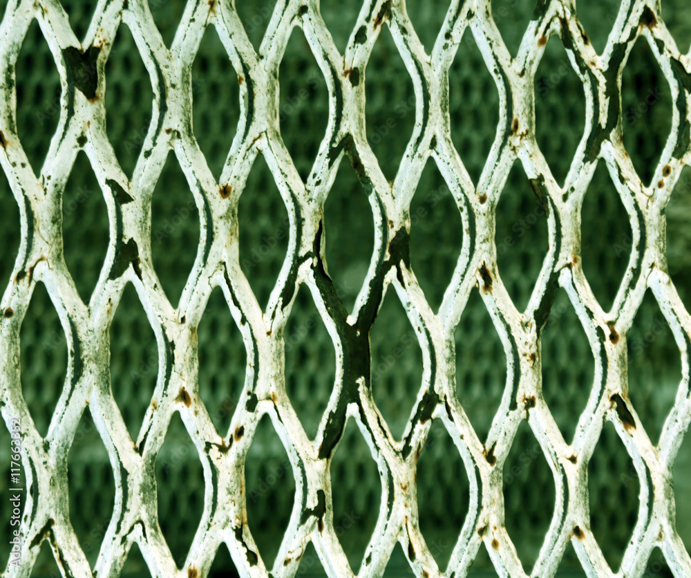 Fototapeta premium abstract rusty chain link metal texture.