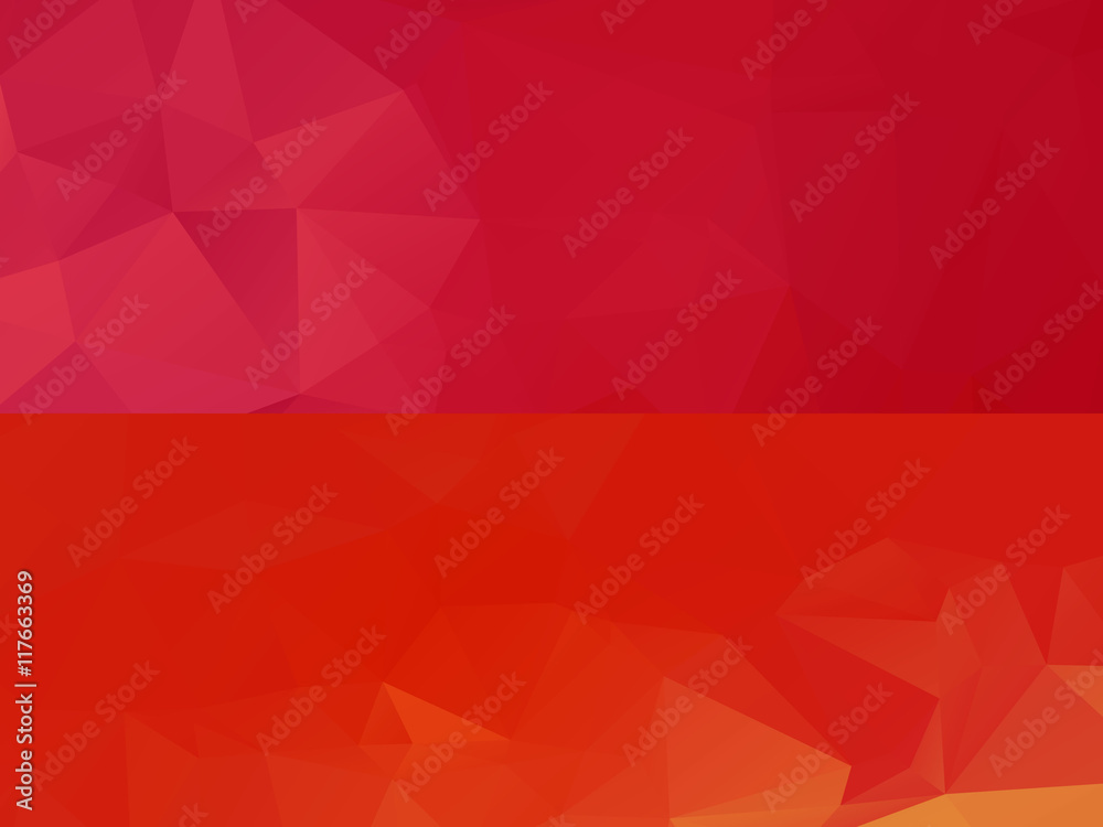 Horizontal polygonal banners Horizontal polygonal banners