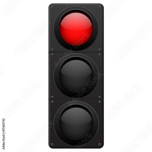 Red traffic lights