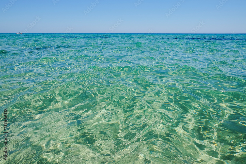 Obraz premium Emerald crystal water in Sardinia.
