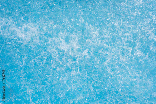 Swimming pool with sunny reflections