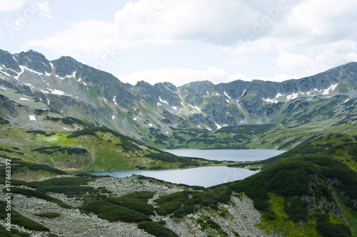 Beautiful sights in the national park in the Tatras