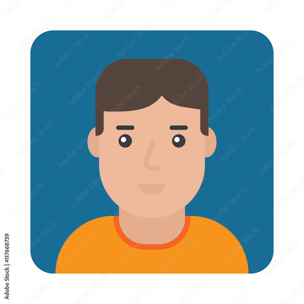 Profile Icon Male Portrait