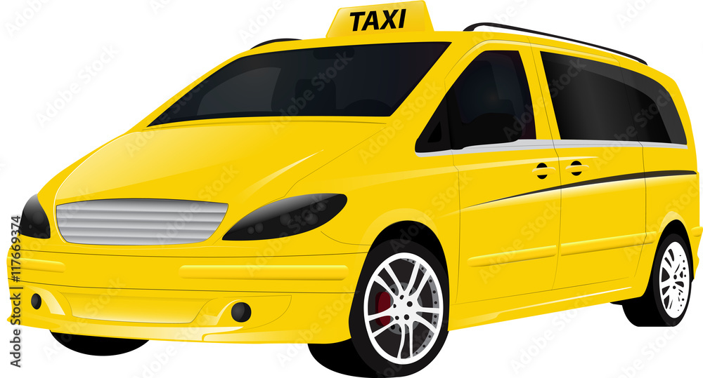 Taxi Yellow Van Taxi Yellow Van