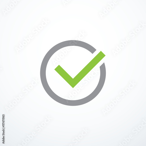Vector tick icon