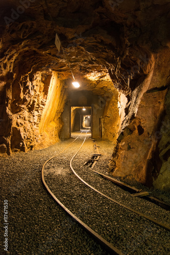 Walk the old abandoned mine, Harrachov, Czech Republic