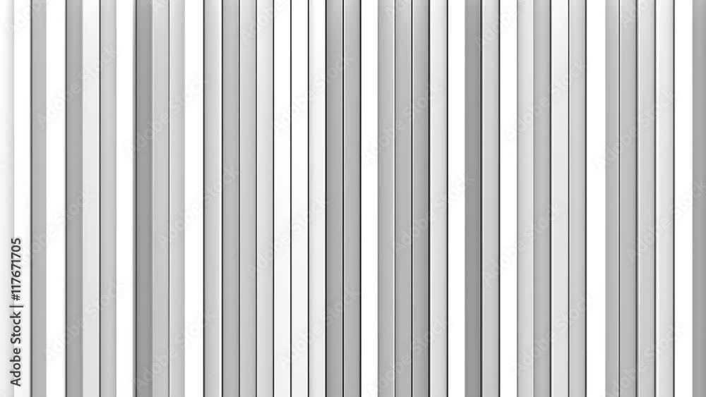 White extruded vertical lines. Geometric 3D render animation. Computer generated seamless loop abstract background 4k UHD (3840x2160)
White extruded vertical lines. Geometric 3D render animation. Computer generated seamless loop abstract background 4k UHD (3840x2160)
