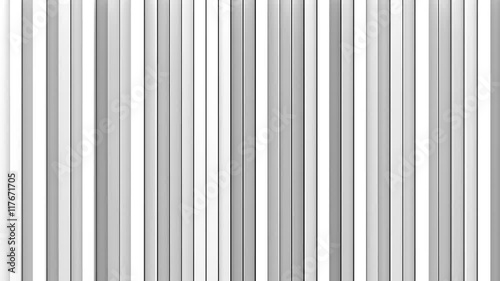 Wallpaper Mural White extruded vertical lines. Geometric 3D render animation. Computer generated seamless loop abstract background 4k UHD (3840x2160)
 Torontodigital.ca