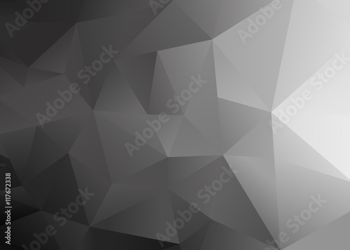 Abstract Low Poly Black Background 