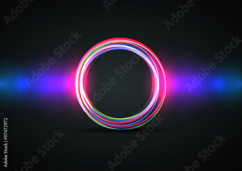 Vector abstract circle