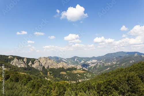 Beautiful mountains landscape and blue sky © Belish
