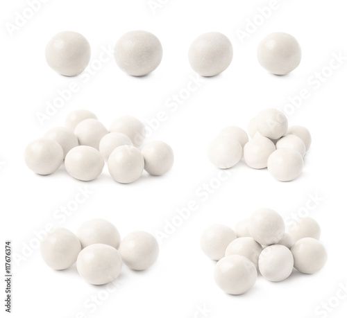Billede på lærred Sugar coated balls candy