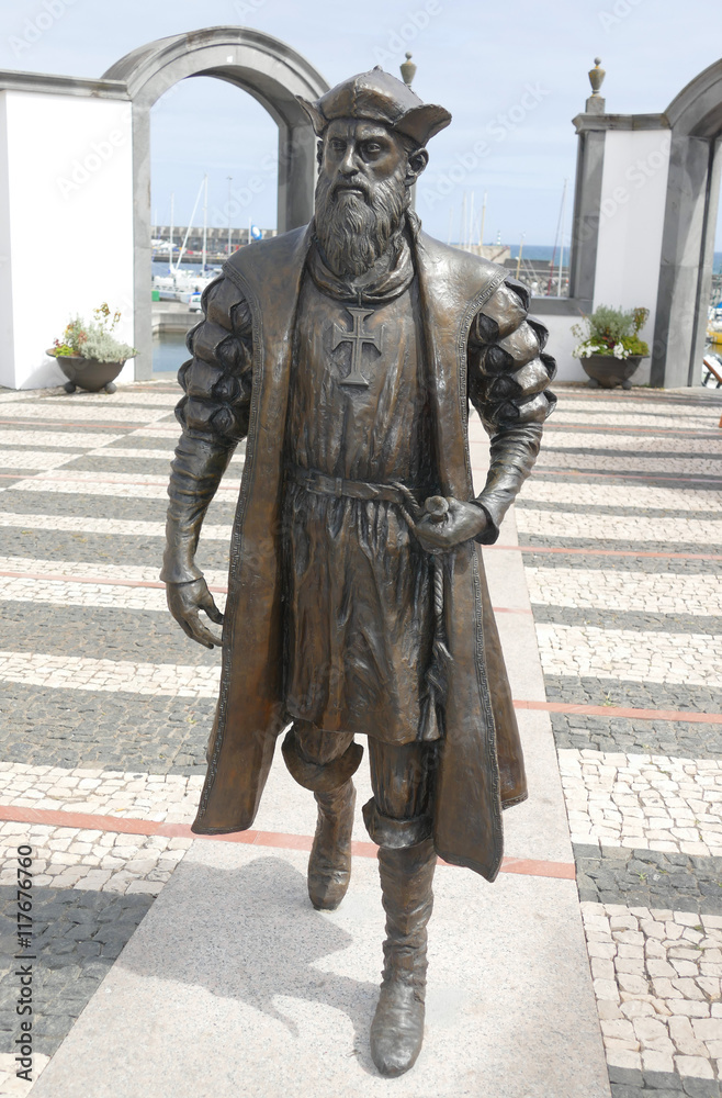 Estátua de Vasco da Gama Stock Photo Adobe Stock