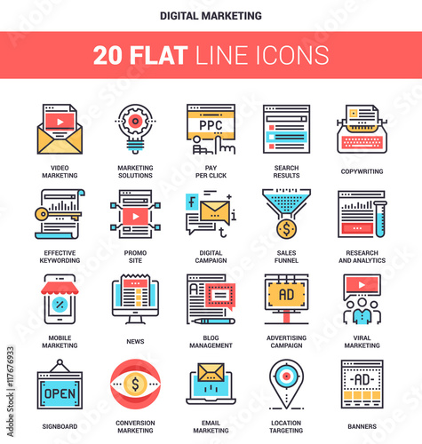 Digital Marketing Icons